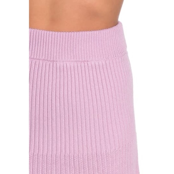 Free People Knit Ruffle Mini Skirt in new orchid M - Picture 7 of 9